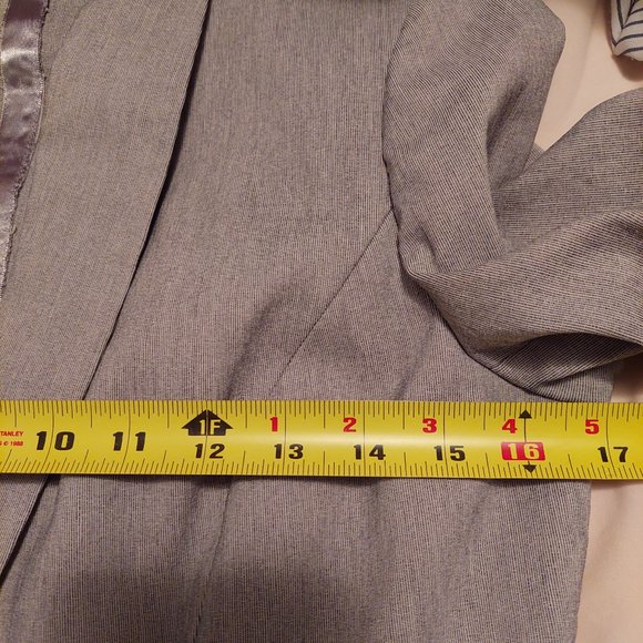 Bianca Nygard Petite Grey 2-PC PantSuits with Button Jacket , Women's Size 6P - Picture 9 of 11